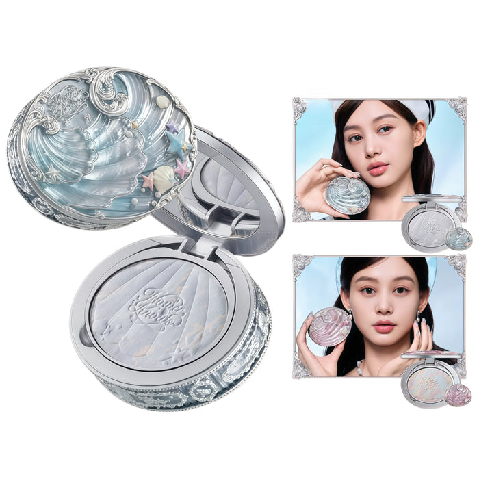 Flower Knows Shells Jewel Collection Matte Pressed Powder T5906