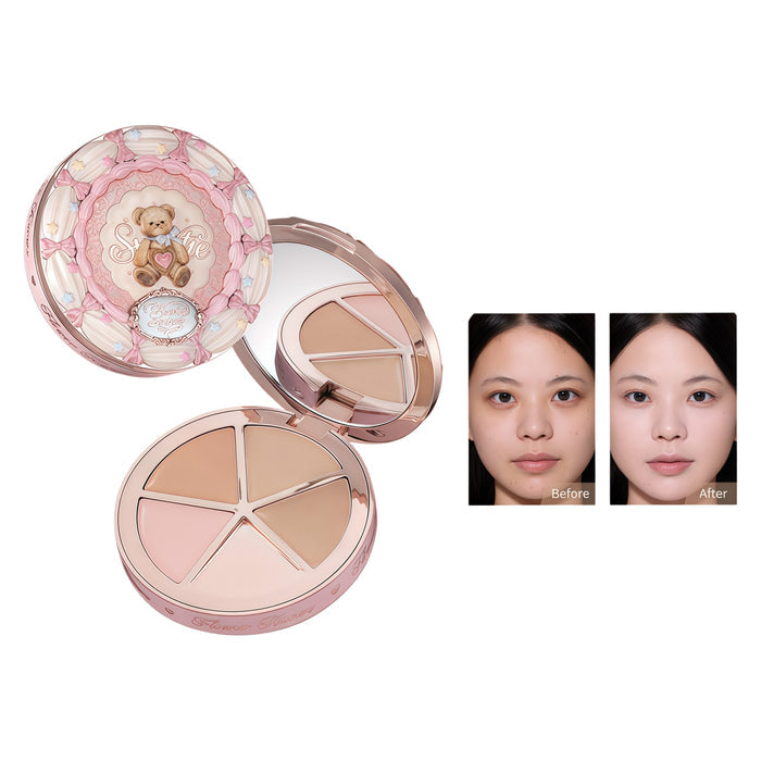 Flower Knows Sweetie Bear Collection 4-color Concealer Palette T5891