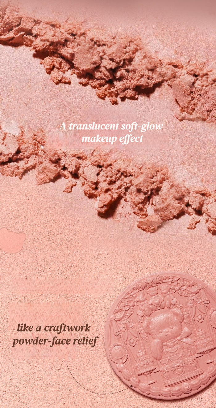 Flower Knows Sweetie Bear Collection Silk Satin Blusher T5917