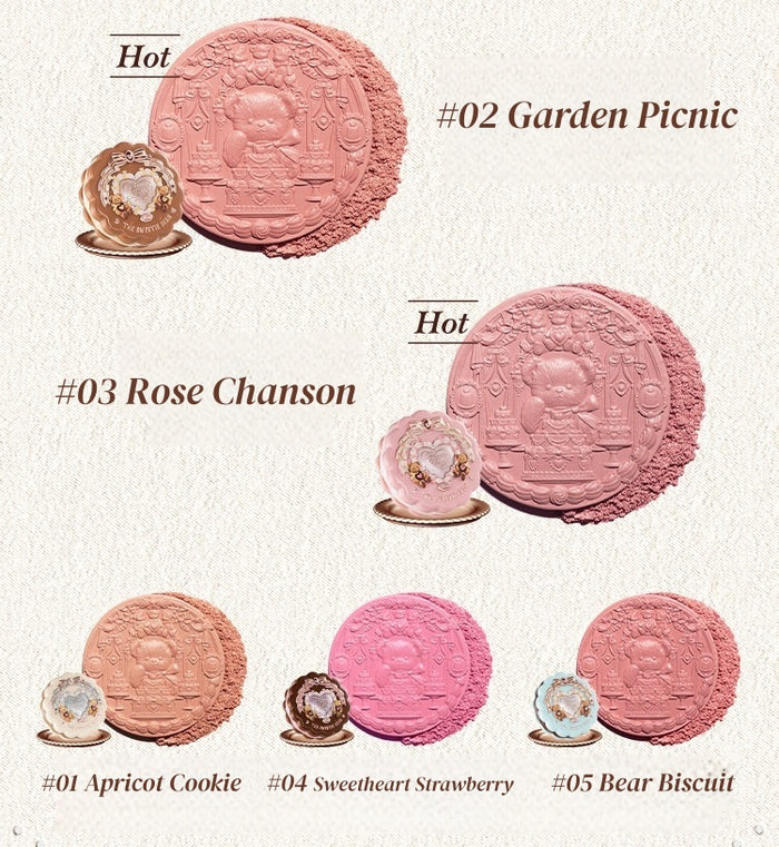 Flower Knows Sweetie Bear Collection Silk Satin Blusher T5917