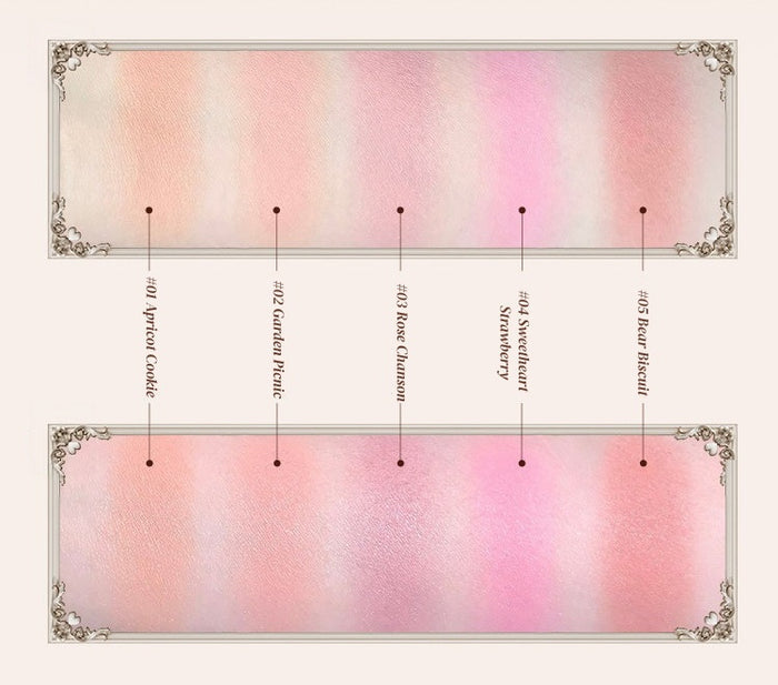 Flower Knows Sweetie Bear Collection Silk Satin Blusher T5917