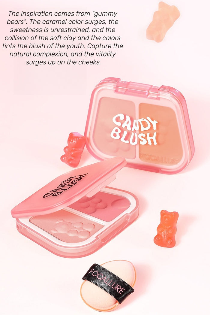 Focallure 2-color Airy Makeup Blusher Cream T4604