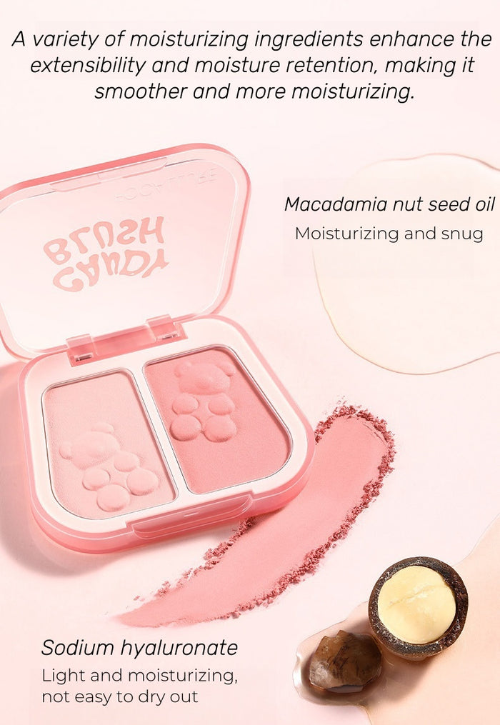 Focallure 2-color Airy Makeup Blusher Cream T4604