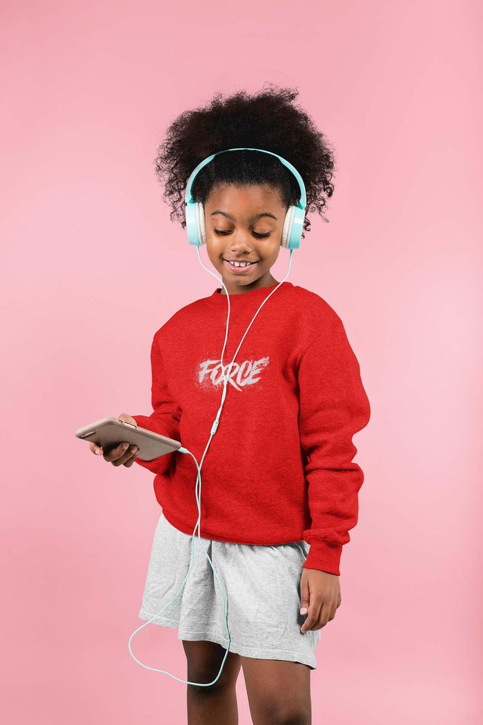 FORCE Youth Heavy Blend 50/50 Fleece Crew Sweatshirt - Billyforce Shop