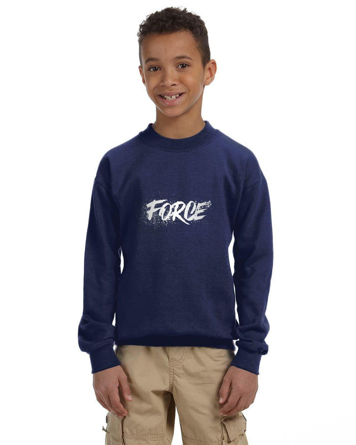 FORCE Youth Heavy Blend 50/50 Fleece Crew Sweatshirt - Billyforce Shop