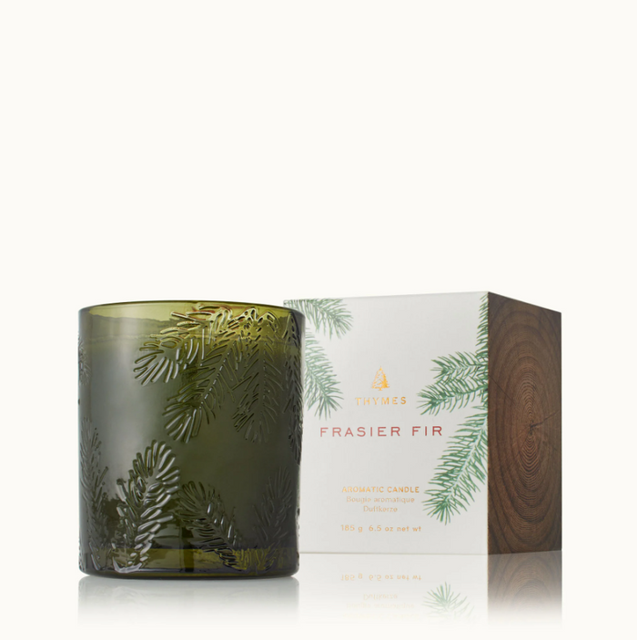 Frasier Fir 6.5oz Green Glass Candle Candles in  at Wrapsody