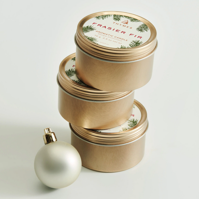 Frasier Fir Travel Tin Candle Candles in  at Wrapsody