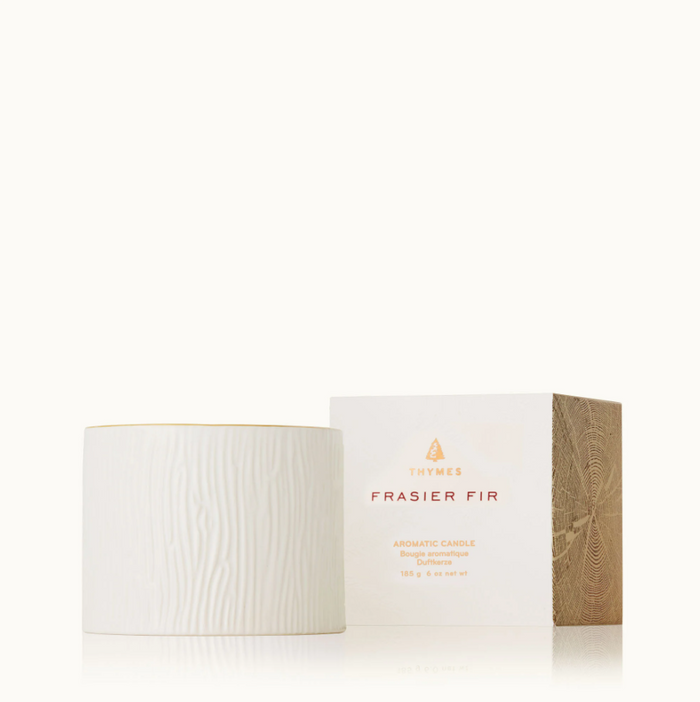 Frasier Fir 6oz Ceramic Petite Candle Candles in  at Wrapsody