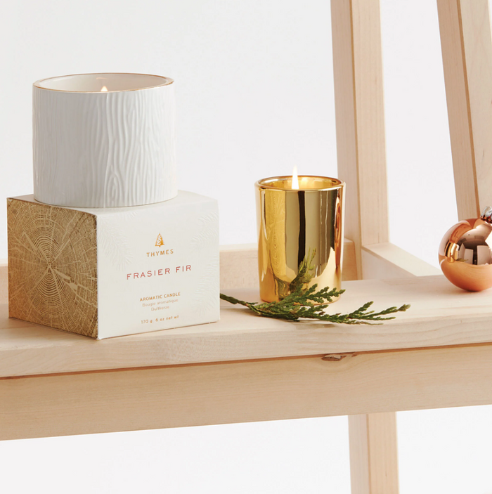 Frasier Fir 6oz Ceramic Petite Candle Candles in  at Wrapsody