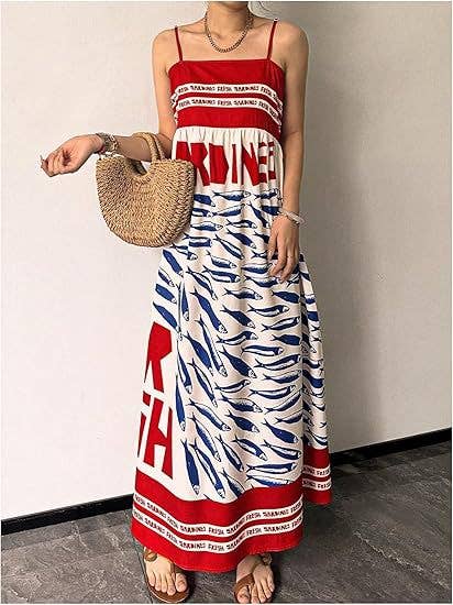 Fresh Sardine Maxi Dress