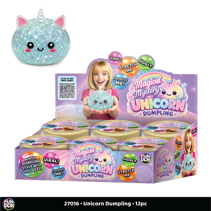 Fun Doh Unicorn Mystery Dumpling Squishy Toy