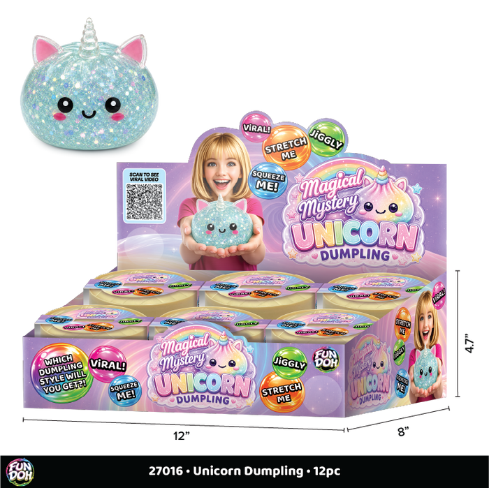Fun Doh Unicorn Mystery Dumpling Squishy Toy