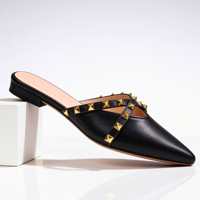 GABY - Crossover Studded Sandals