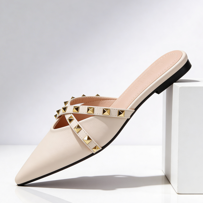 GABY - Crossover Studded Sandals