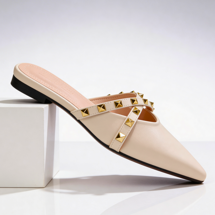 GABY - Crossover Studded Sandals