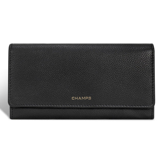 Gala / Leather Flap-Clutch Wallet *Drop Ship*