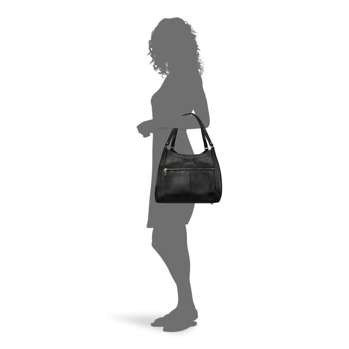 Gala / Leather Hobo Bag *Drop Ship*