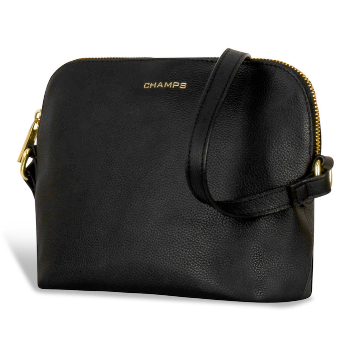 Gala / Leather Top-Zip Shoulder Bag *Drop Ship*