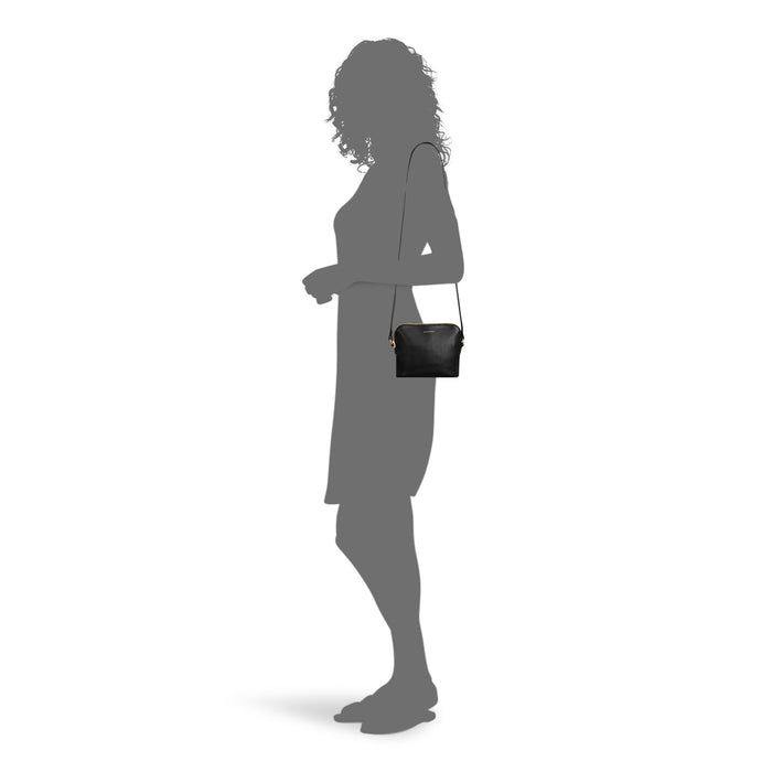 Gala / Leather Top-Zip Shoulder Bag *Drop Ship*