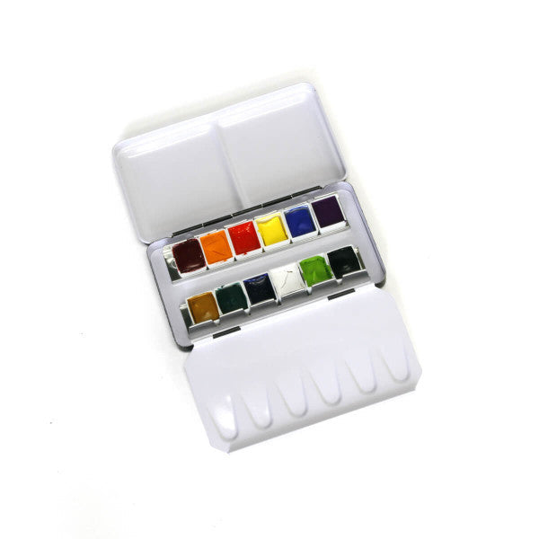 Gamblin Impressionist 12 Half Pan Set-Gamblin-Atlas Preservation