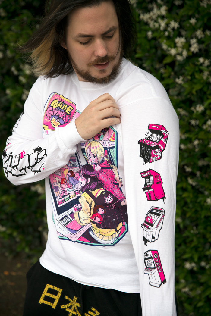 Game Grumps - Arcade Long Sleeve Unisex T-shirt By Criisalys