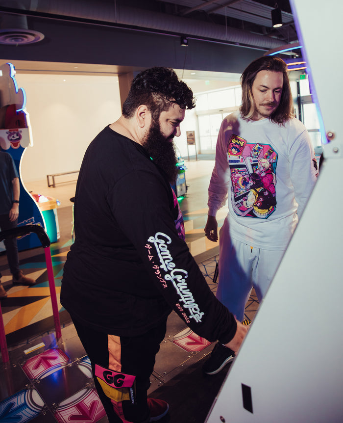 Game Grumps - Arcade Round 2 - Black Unisex Long Sleeve Shirt