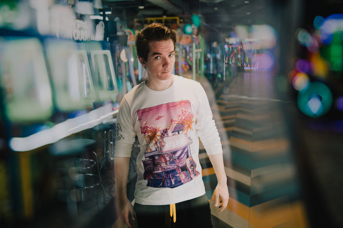 Game Grumps - Arcade Round 2 - White Unisex Long Sleeve Shirt