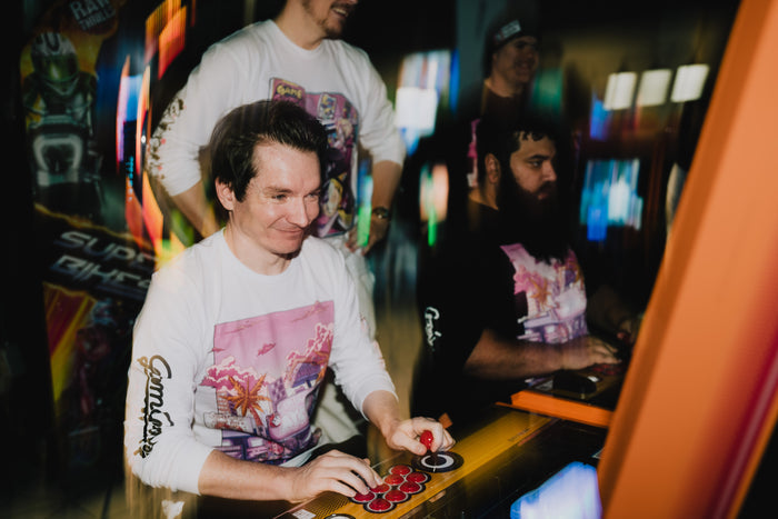 Game Grumps - Arcade Round 2 - White Unisex Long Sleeve Shirt