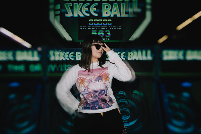 Game Grumps - Arcade Round 2 - White Unisex Long Sleeve Shirt