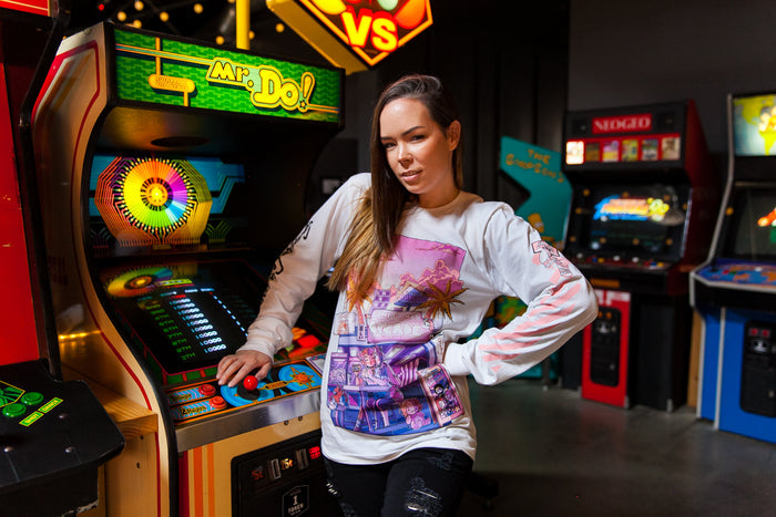 Game Grumps - Arcade Round 2 - White Unisex Long Sleeve Shirt