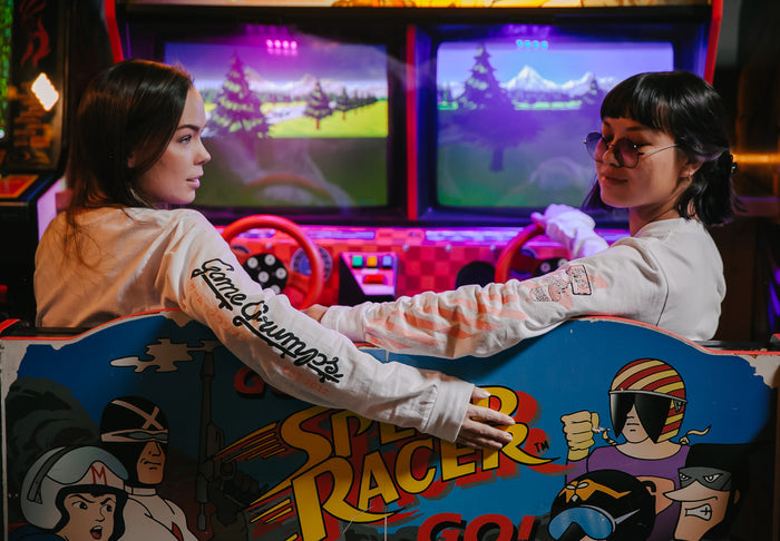 Game Grumps - Arcade Round 2 - White Unisex Long Sleeve Shirt