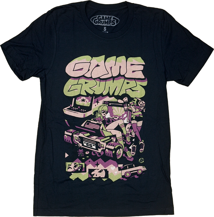 Game Grumps - Arcade Round 3 Unisex Tee - Black Version