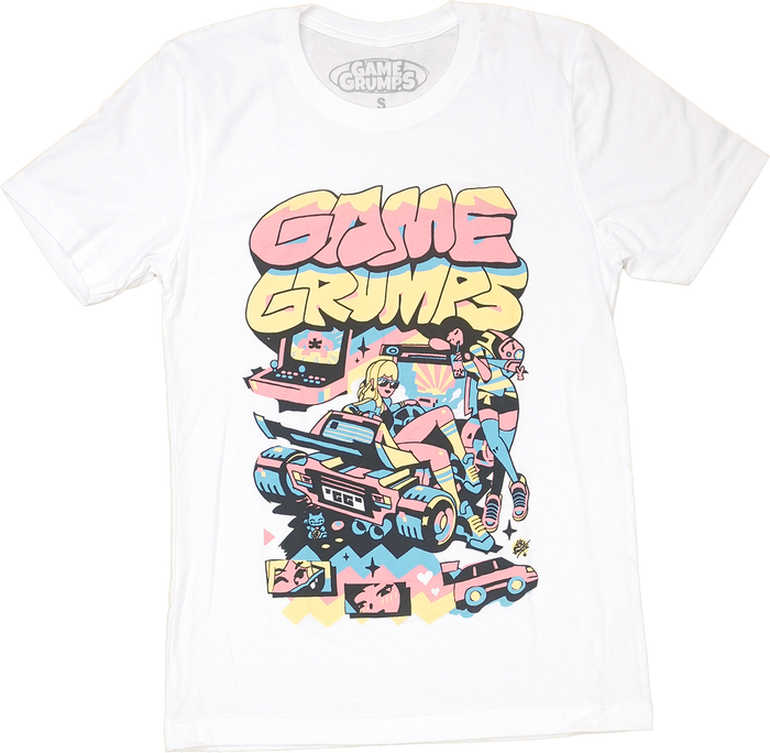 Game Grumps - Arcade Round 3 Unisex Tee - White Version