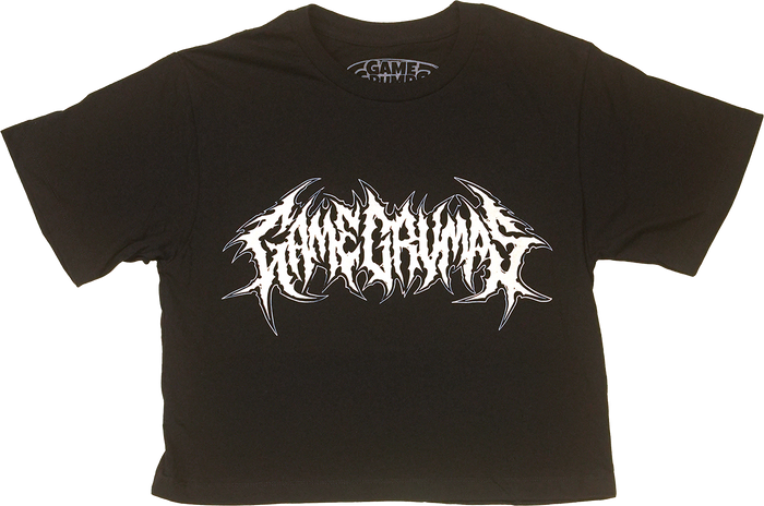 Game Grumps - Black Metal Crop Top