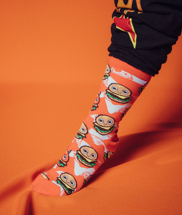 Game Grumps - Burgie Pattern Socks