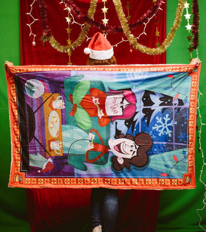 Game Grumps - "Cozy Night In" Sherpa Blanket