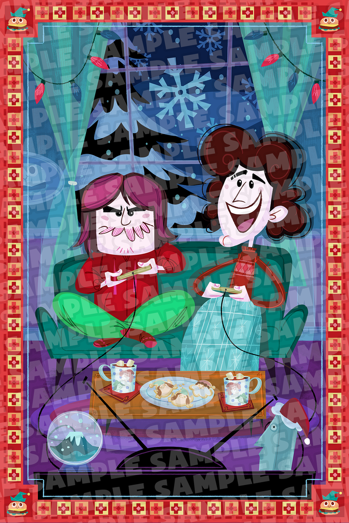Game Grumps - "Cozy Night In" Sherpa Blanket