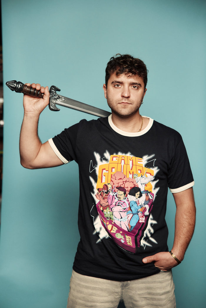 Game Grumps - CRT TV Unisex Ringer Tee