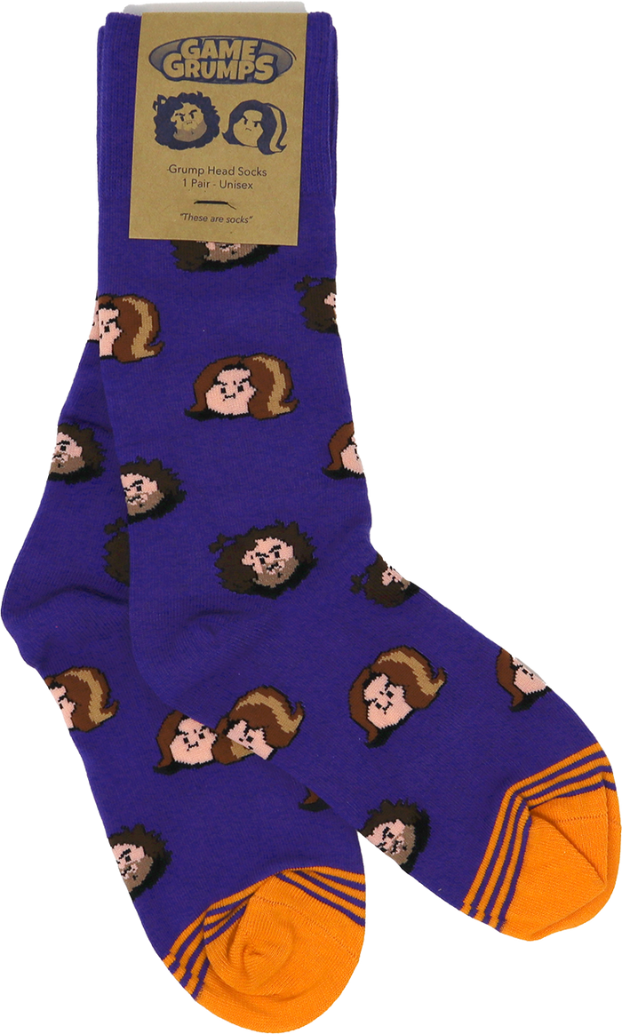 Game Grumps - Grump Head Socks - One Size Fits All