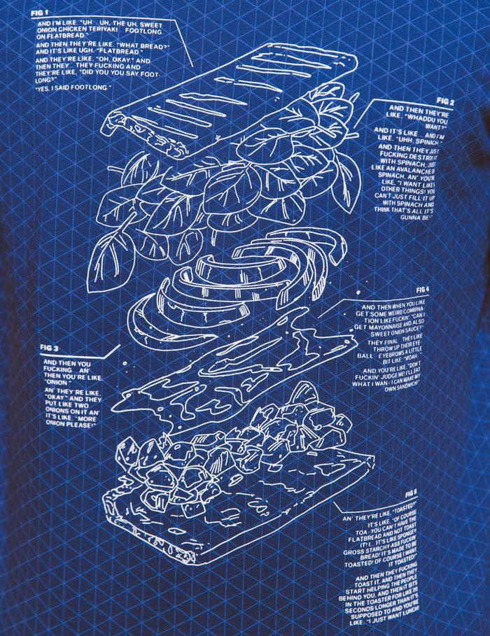 Game Grumps - "I Hate Subway" Sandwich Diagram T-Shirt