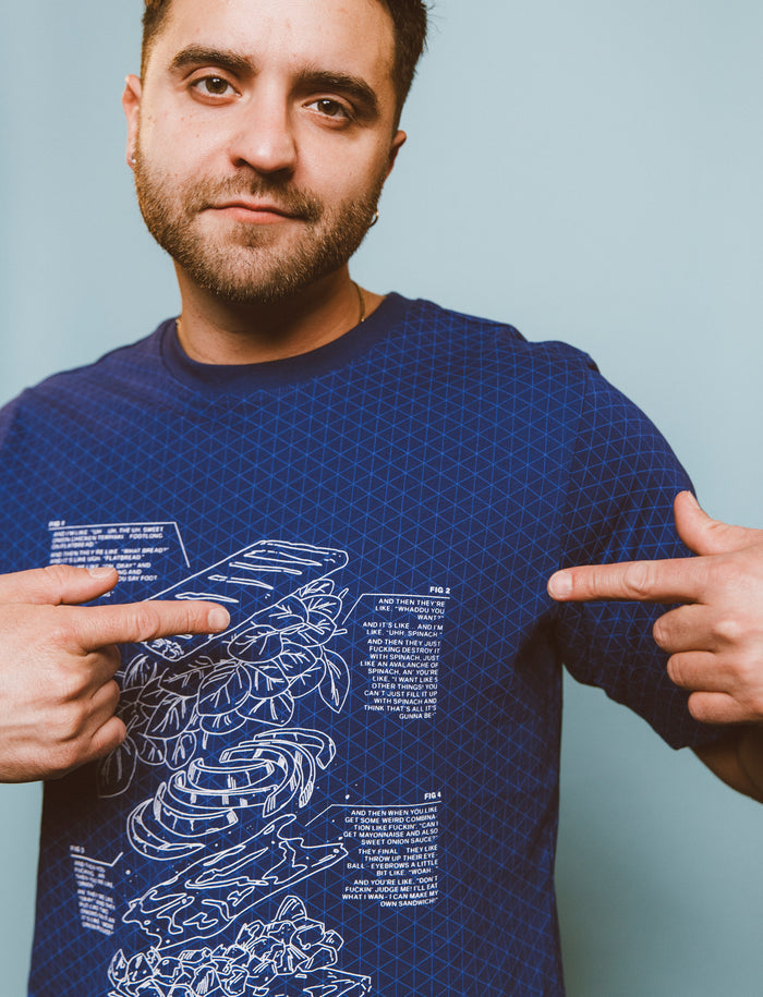 Game Grumps - "I Hate Subway" Sandwich Diagram T-Shirt