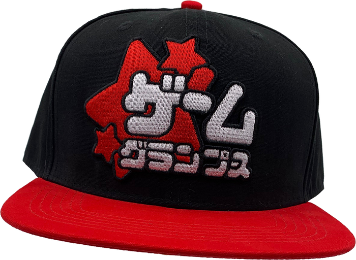 Game Grumps - Katakana Flat Brim Snap Back Hat