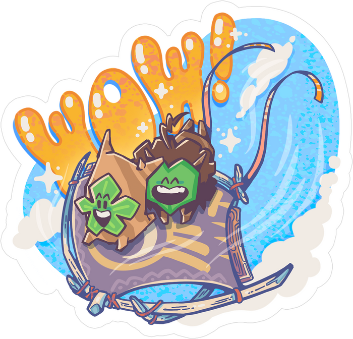 Game Grumps - Korok "WOW!" Sticker