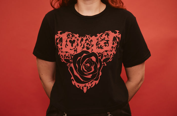 Game Grumps - "Lovely" Metal Crop Top