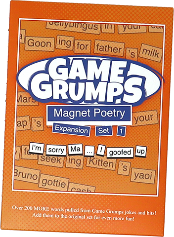 Game Grumps - Magnet Poetry Expansion Set 1