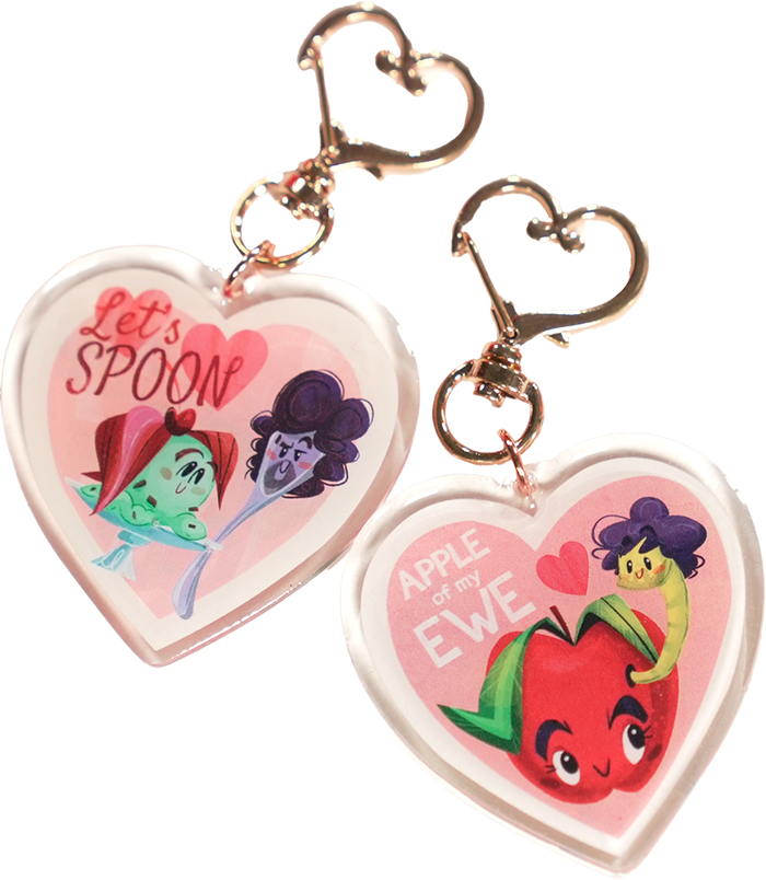 Game Grumps - Valentine's Day Acrylic Charm