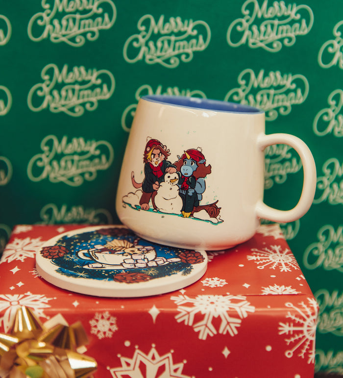 Game Grumps - Winter Ceramic Coaster Set