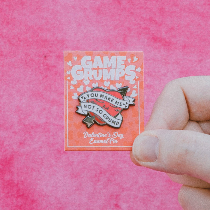 Game Grumps - "You Make Me Not So Grump" Enamel Pin