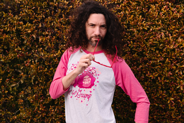 Game Grumps - “You Make Me Not So Grump” Valentine’s Day Unisex Raglan Shirt
