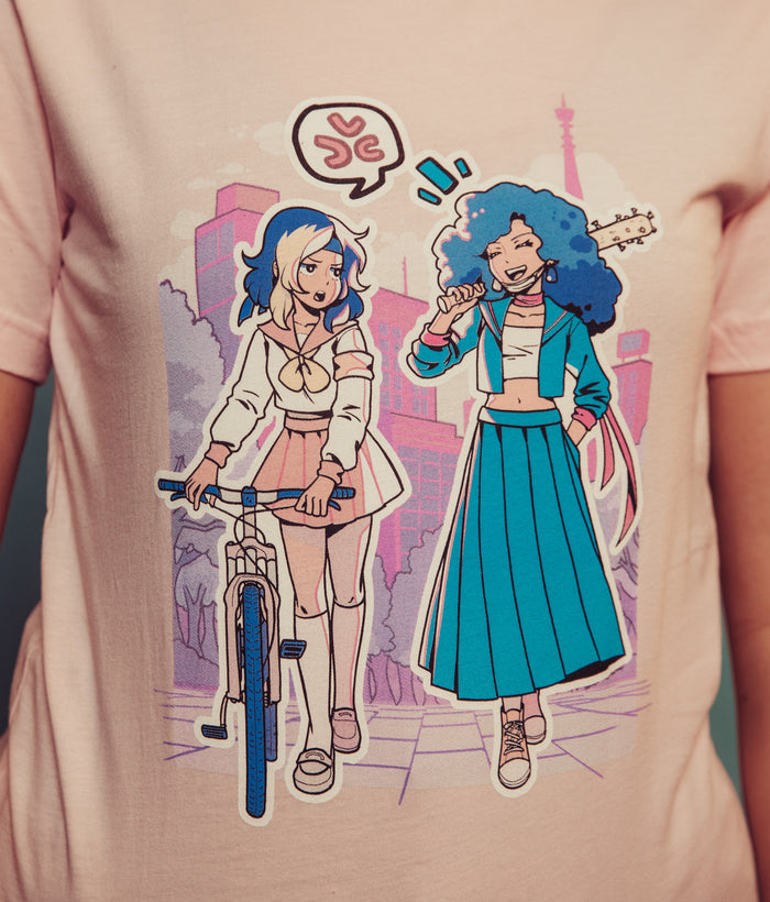 Game Gyaru - After School Unisex T Shirt (in Pink!)